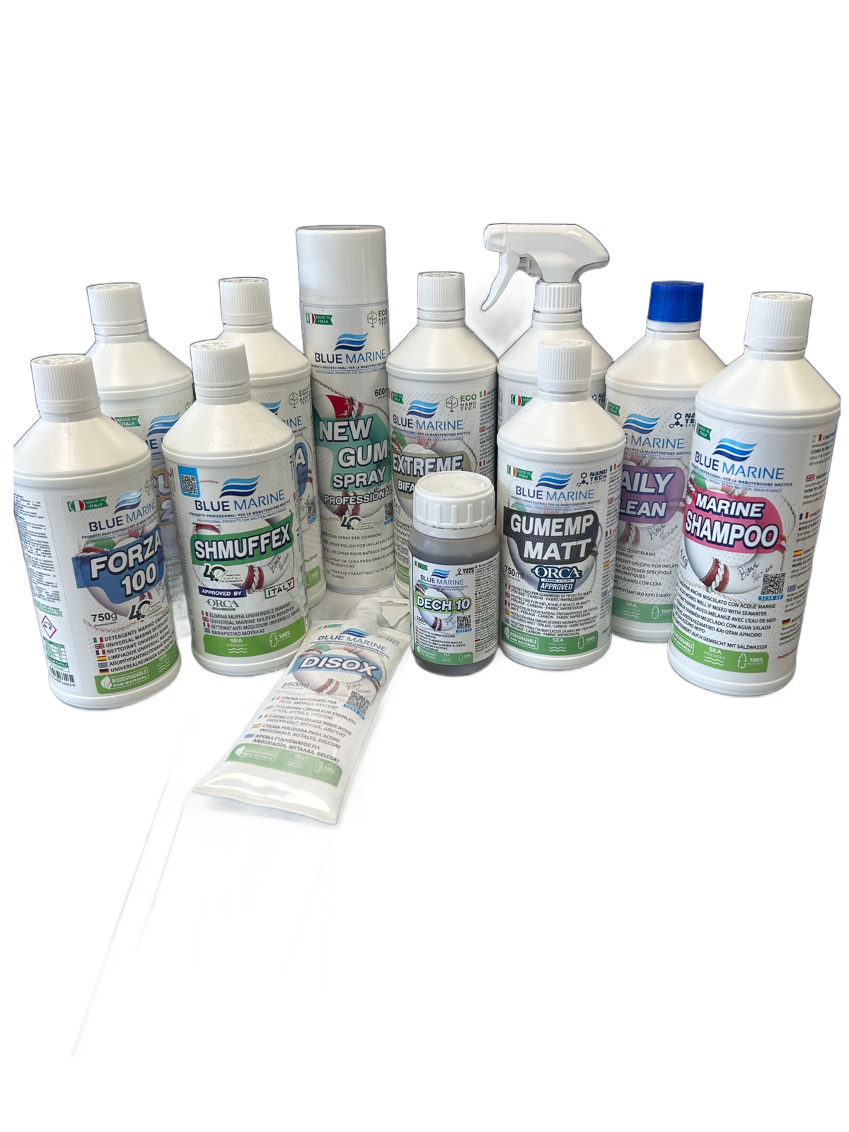 Onderhoudsproducten voor rubberboot en RIB - Blue Marine