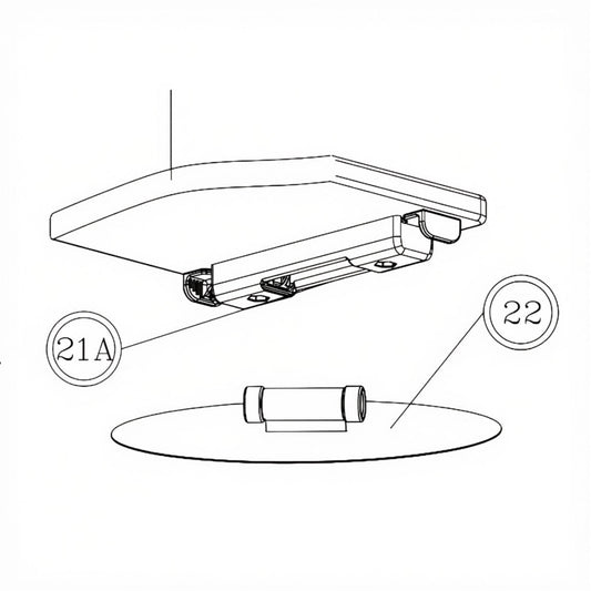 Z60519 - σανίδα καθίσματος 95cm - μοντέλα από 2005 έως και 2014 - γκρι - Quickfit